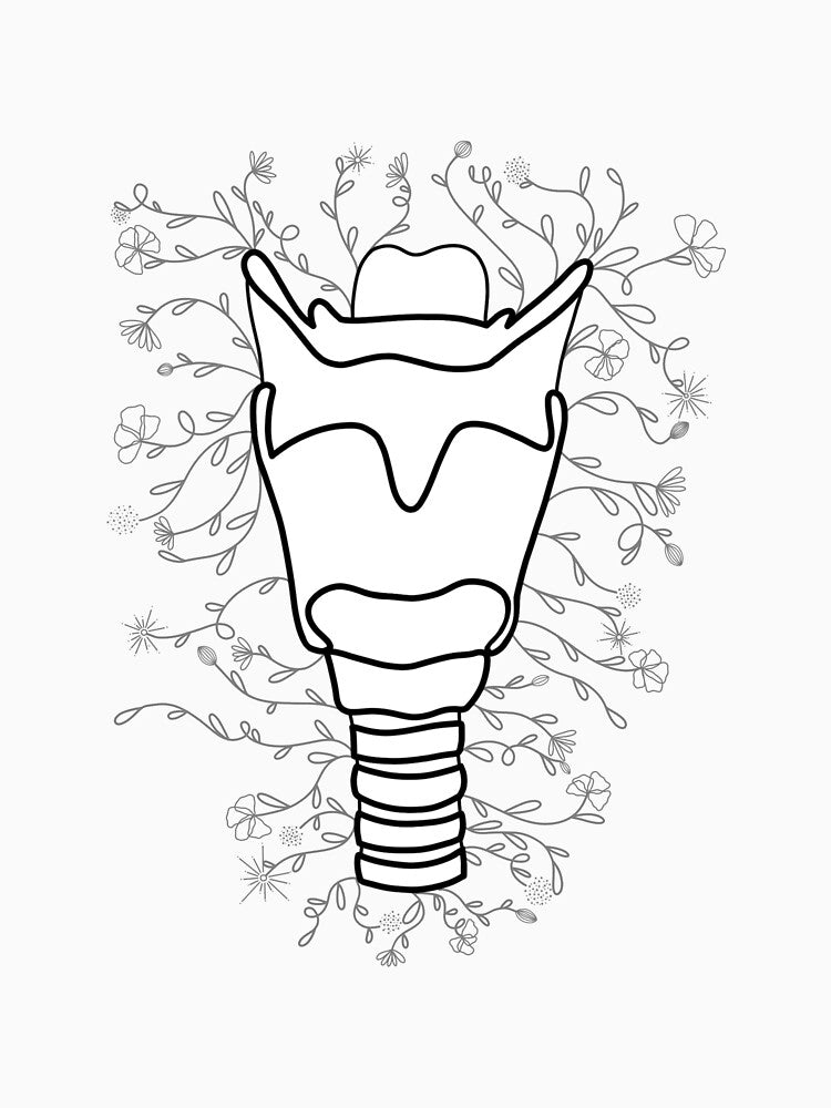 Larynx with Flowers by Savannah's Grace
