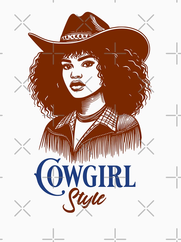 Trendy Cowgirl Style Western Aesthetic Graphic T-Shirt by Tiendita-Arroyo
