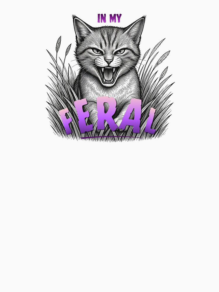 In My Feral Era / Roaring Kitten Tee by Atmospheric Threads
