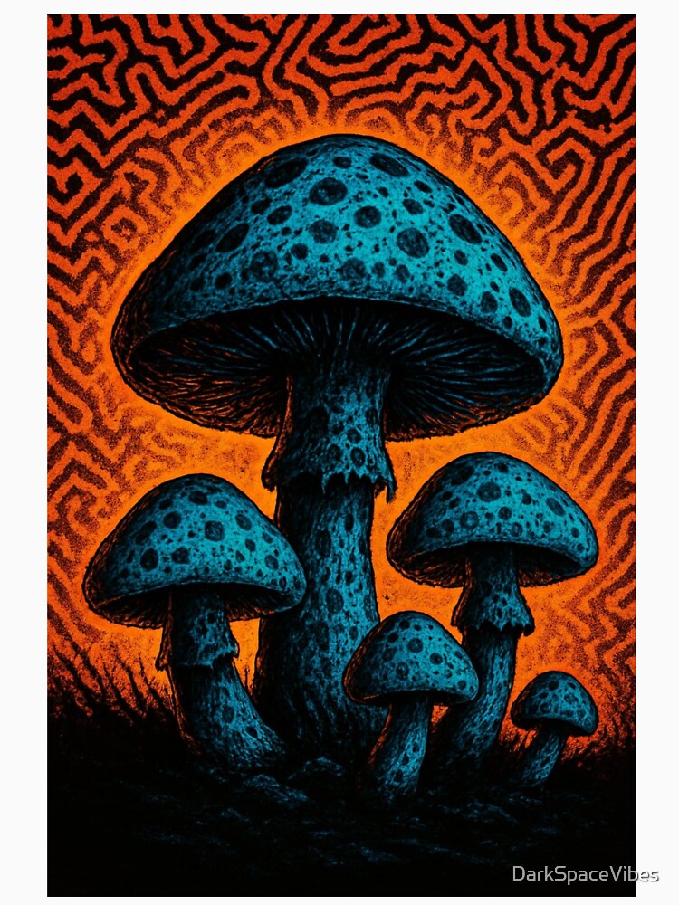 Neon Shrooms – The Forest That Sees You Back by DarkSpaceVibes