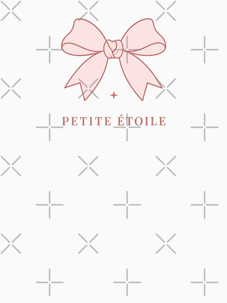 Petite Étoile – Coquette Pink Bow Illustration by AbsoluteMotif