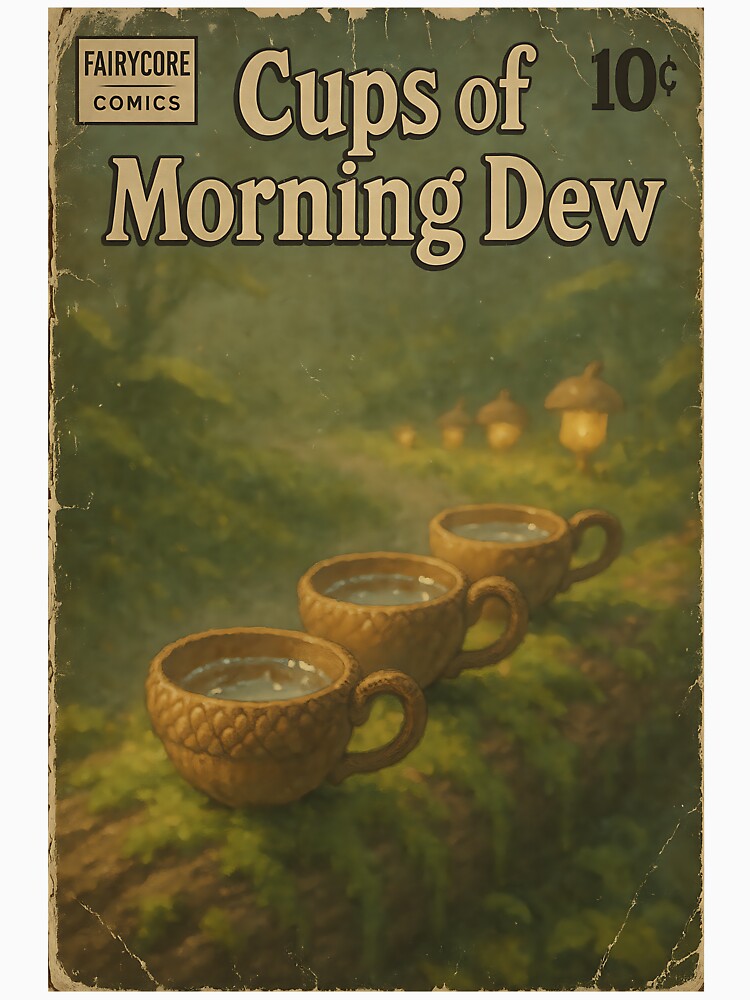 Dreamy Fairycore Art: Cups of morning dew by bapupa