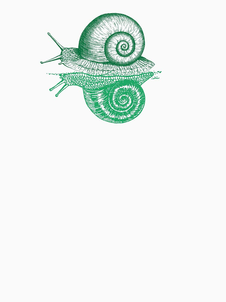 Garden Snail Vintage Pattern Perfect Gift For Nature Lover by AGreetee