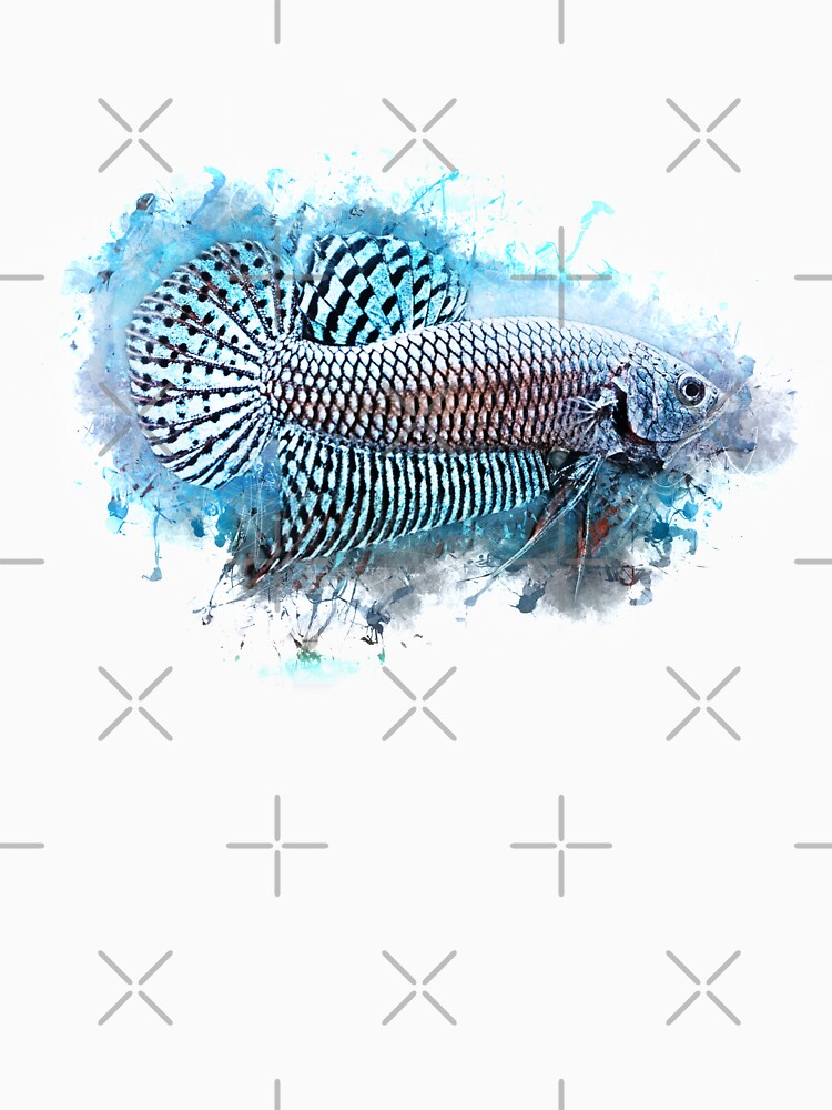 Fighting Fish Alien Steel - Betta splendens by AquariumLutter