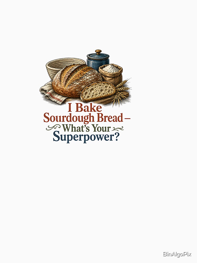 I Bake Sourdough Bread Whats Your Superpower by BinAlgoPix