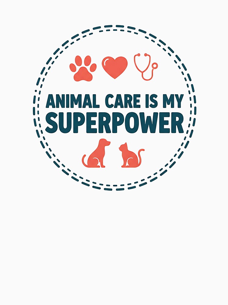 Animal Care Is My Superpower Shirt – Veterinarian Technician Gift by Muzgle
