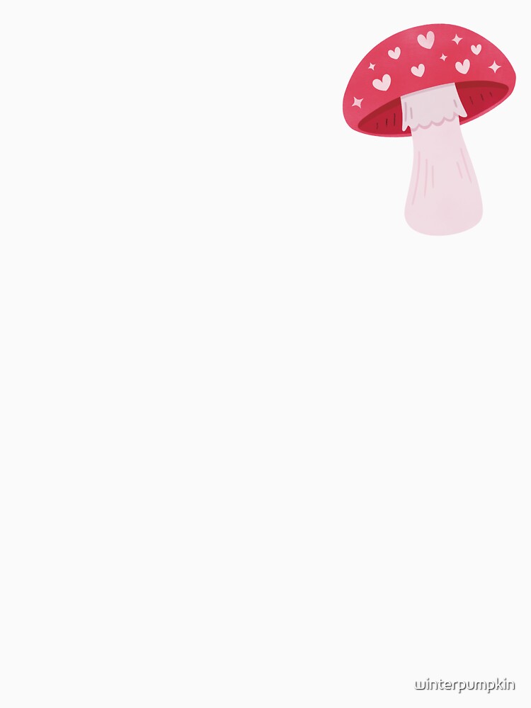 Cute Red Hearts Mushroom Toadstool by winterpumpkin