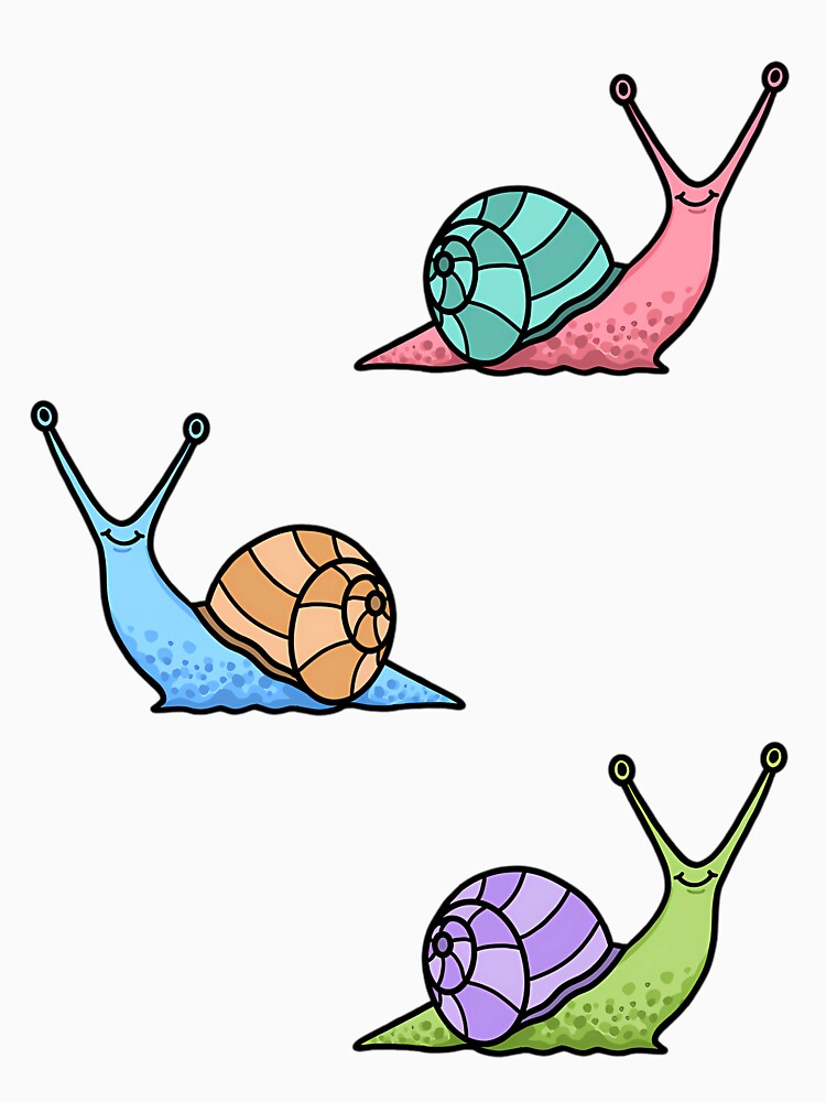 Happy Snails With Backpacks by ppjkxsapc99