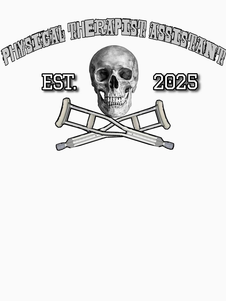 Physical Therapist Assistant Skull and cross bones by wowwmorgan