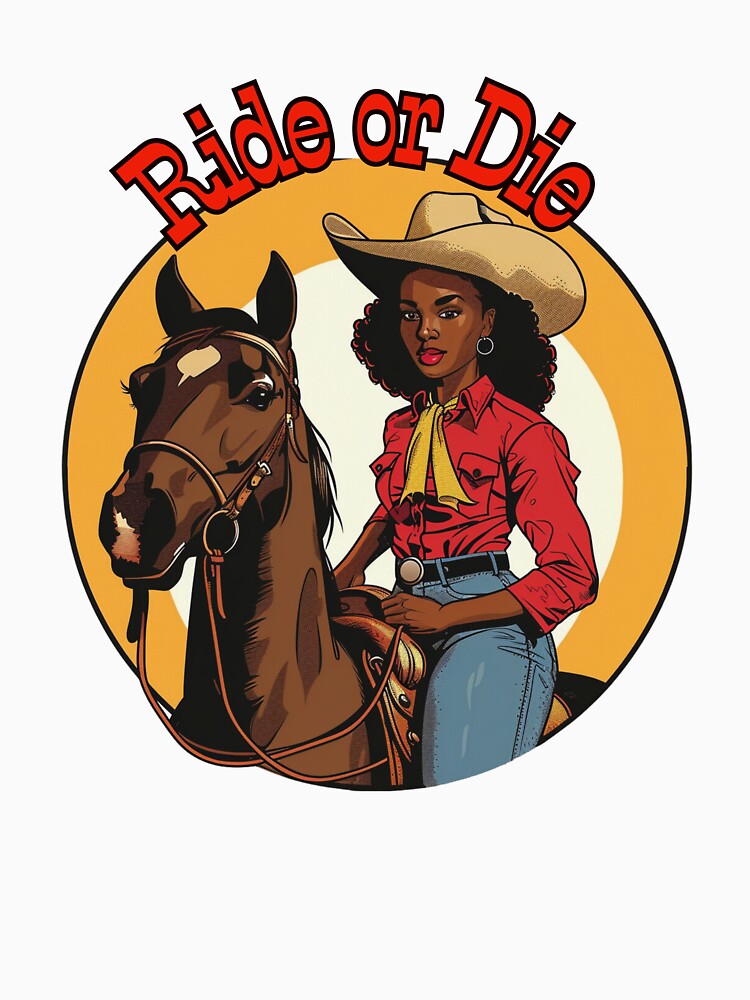 Ride or Die Cowgirl (Yellow Scarf) by Seedcap7
