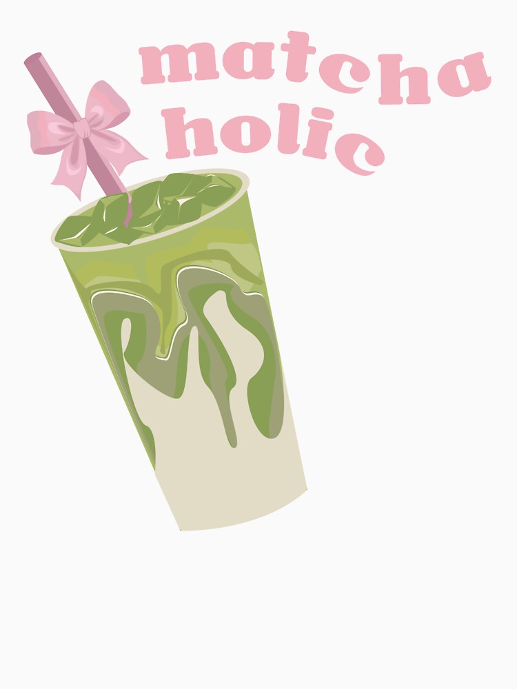 Matchaholic Matcha Latte Sticker by burmacat