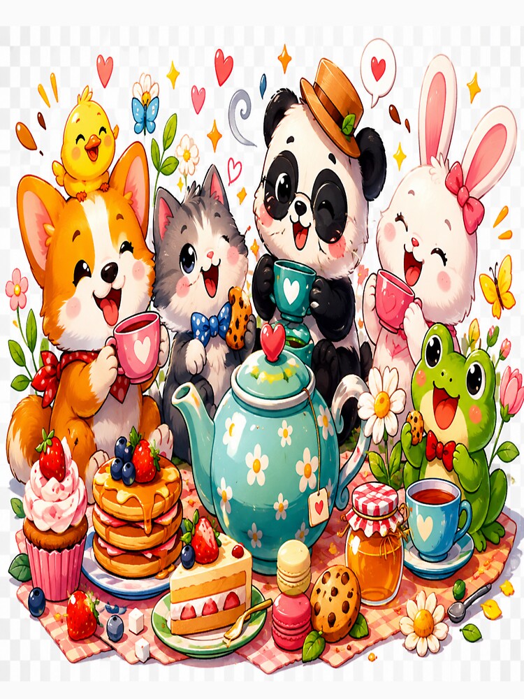 Cute animal friends by urbanshop7