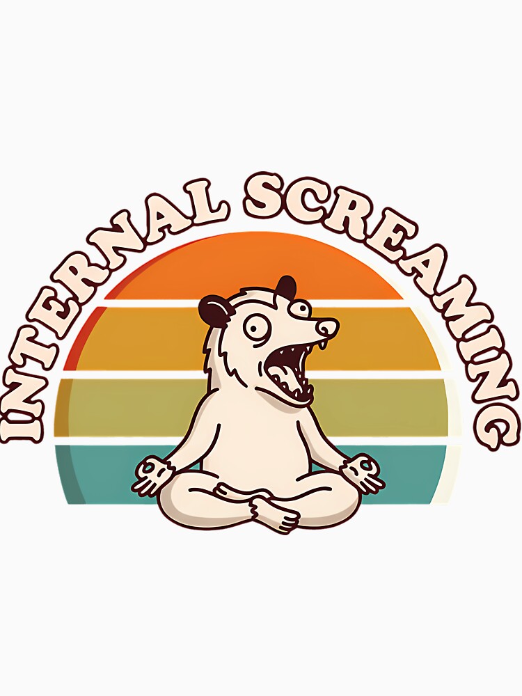 Internal Screaming Zen Opossum by ubsuqltc46