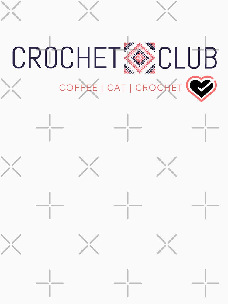 Crochet Club Coffee, Cat, Crochet all check by BVTrendhub
