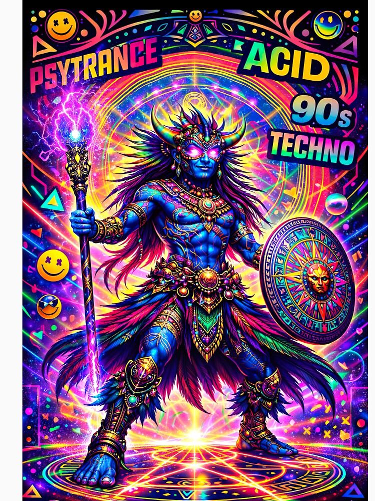 Neon Rave Shaman – Psytrance Acid 90s Techno by Dominik1994