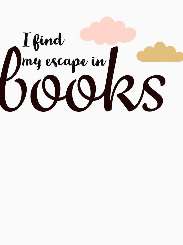 Escape in Books | Book | Books | Book Aesthetic | Book Girl | Teacher | Teachers | Librarian by ShoniwDesigns