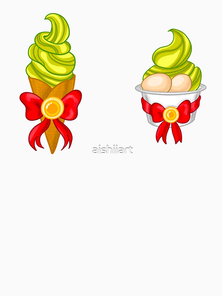 Matcha Green Tea Ice Cream by aishiiart