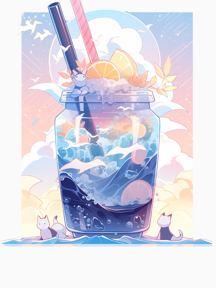 Boba Tea in the Universe: A Floating Fantasy by kitidach-create