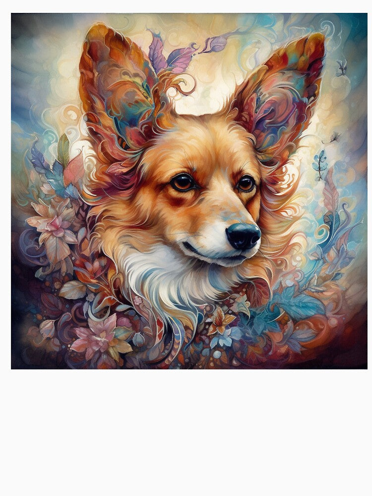 Tribal Corgi Dog by DiatomDesigns