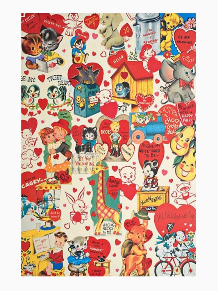Vintage valentine's day pattern by Pixiedrop