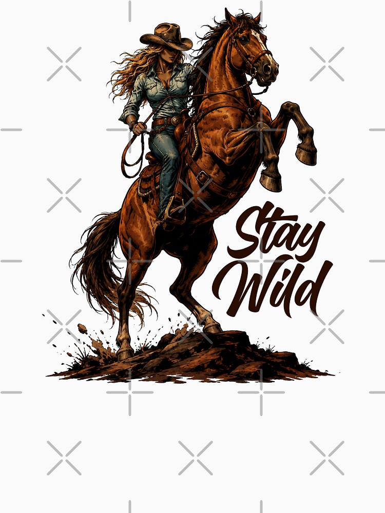Stay Wild Cowgirl Western Rider by olosra