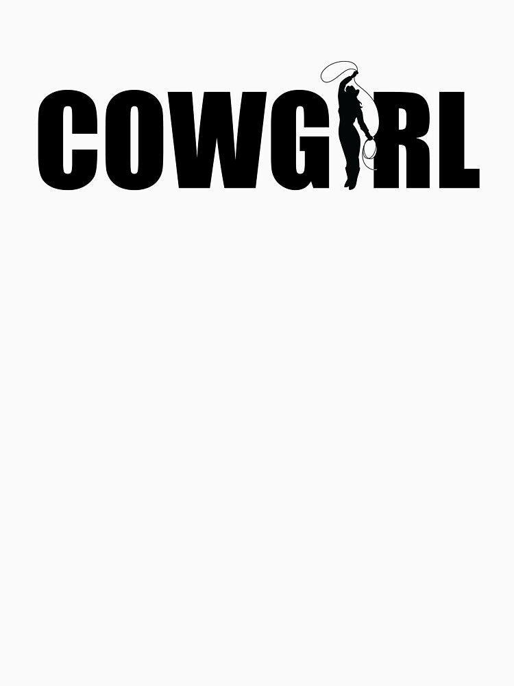 COWGIRL Silhouette Tee: Fierce, Bold, and Ready to Ride by RedRockOutlet