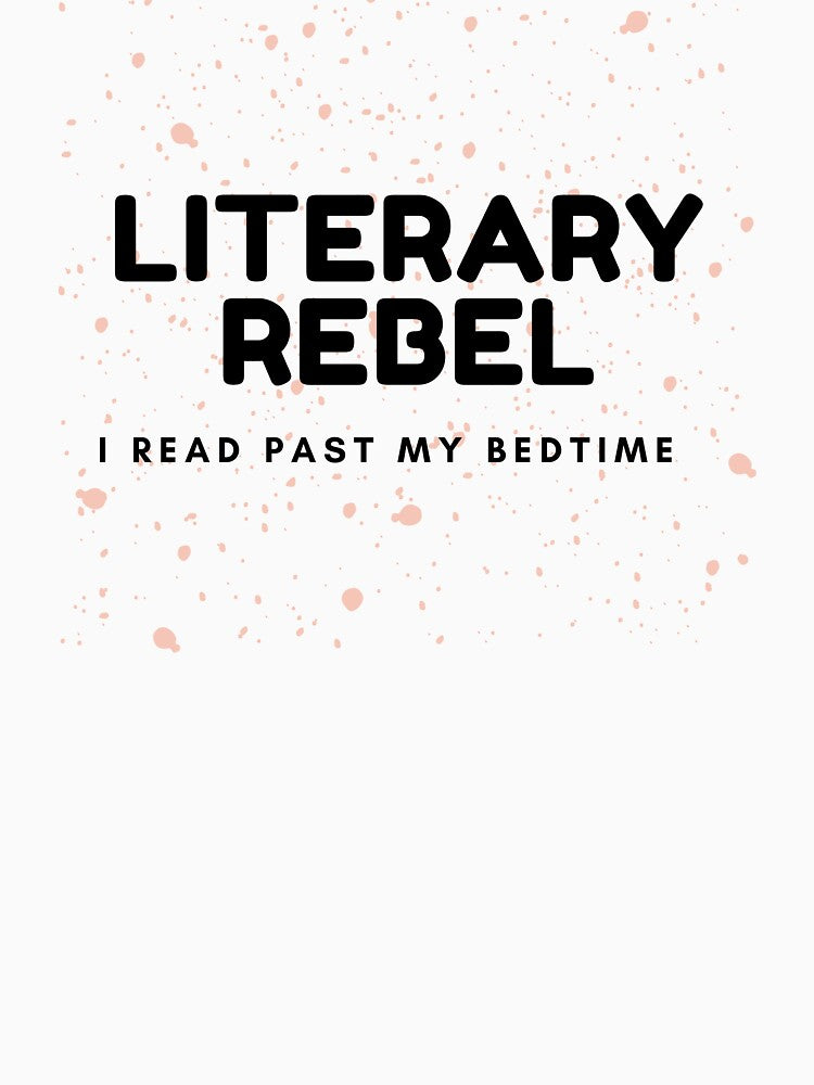 Literary Rebel design for book lovers by ThreadlyAndCo