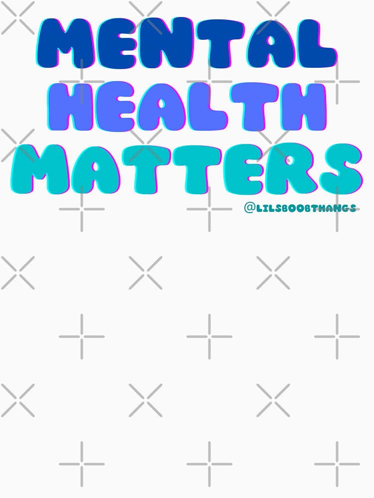 Mental Health Matters. v6c, blue | lilsboobthangs by lilsboobthangs