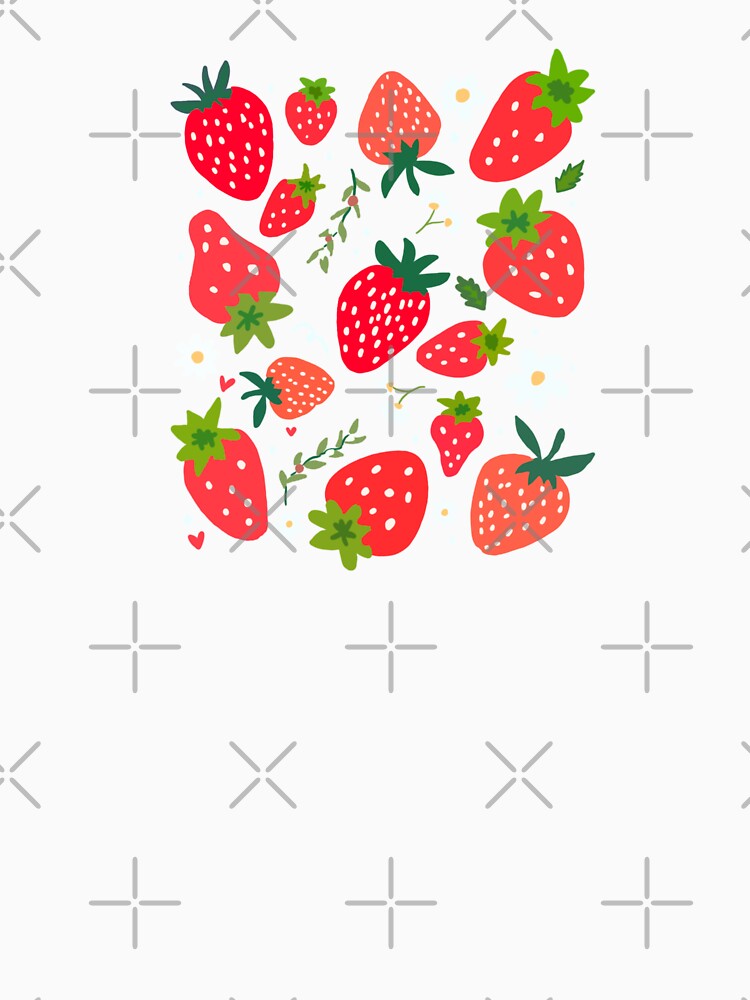 Whimsical strawberry patch by Gigigle
