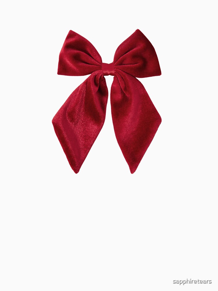 Bow Balletcore Coquette Red Velvet by sapphiretears
