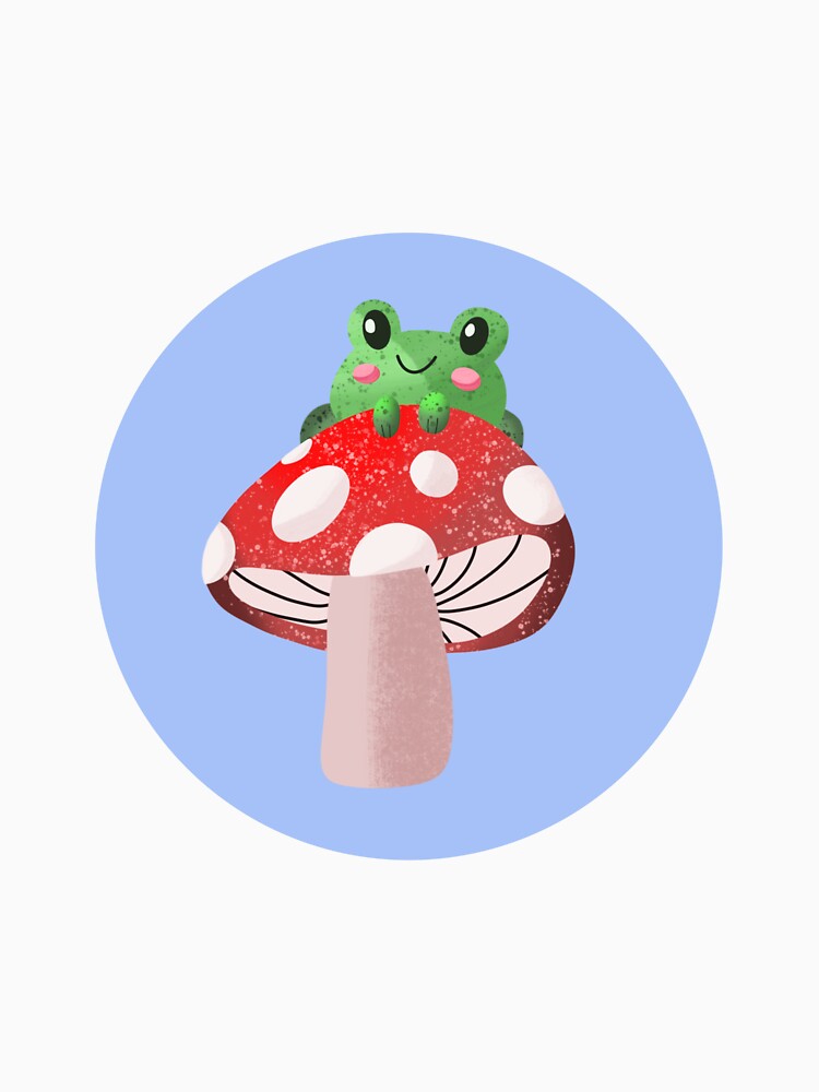 Frog on Mushroom by Michela-TR