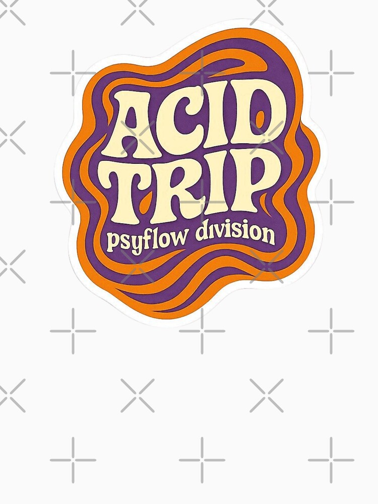 Acid Trip – Psyflow Division Trippy Logo by |TRSSHOP|