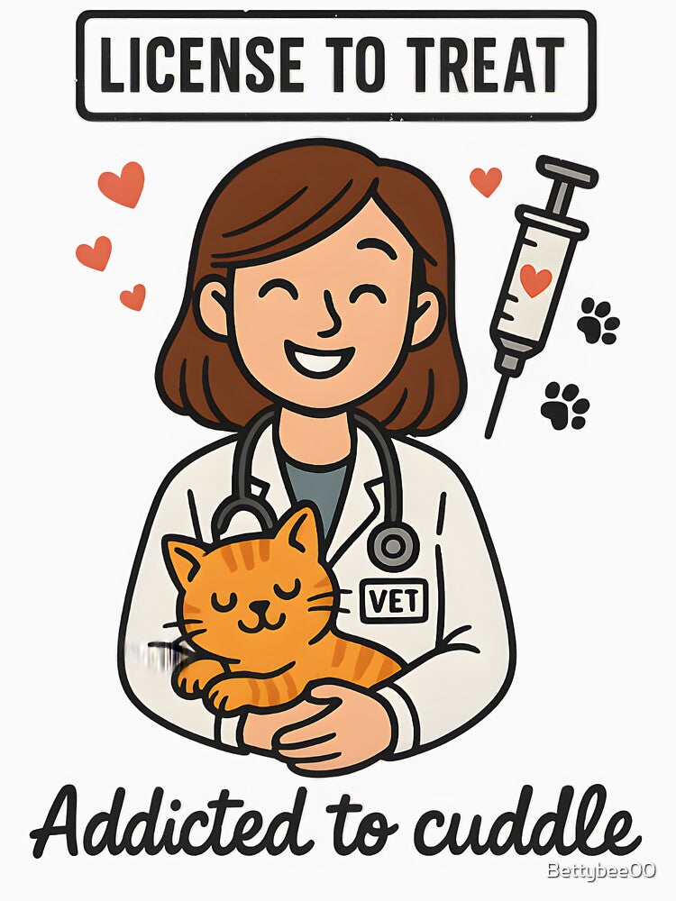 Vet life - license to treat - addicted to cuddle by Bettybee00
