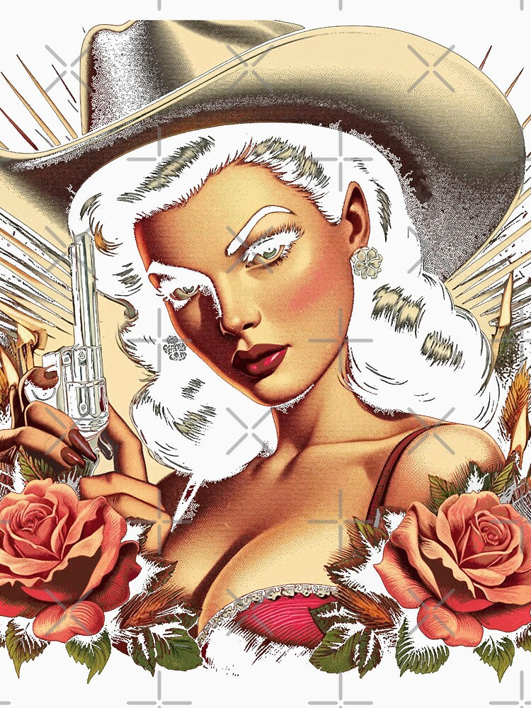 Retro Western Pin-up by PulpVintage