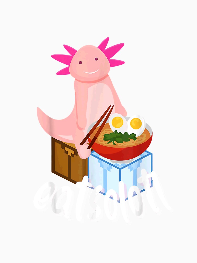 Cute Axolotl Eatsolotl by GraceWoodfordwe