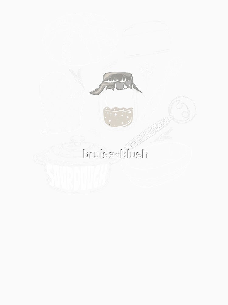 Sourdough Essentials Graphic – Artisan Bread Maker Design (black) by bruise+blush