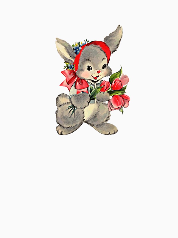 Coquette Vintage Easter bunny by Pixiedrop