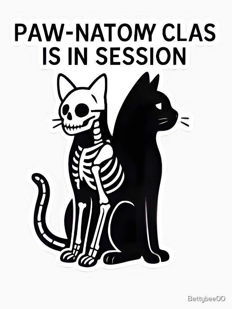 Paw-natomy Class Is in Session – Funny Veterinary Anatomy Design by Bettybee00