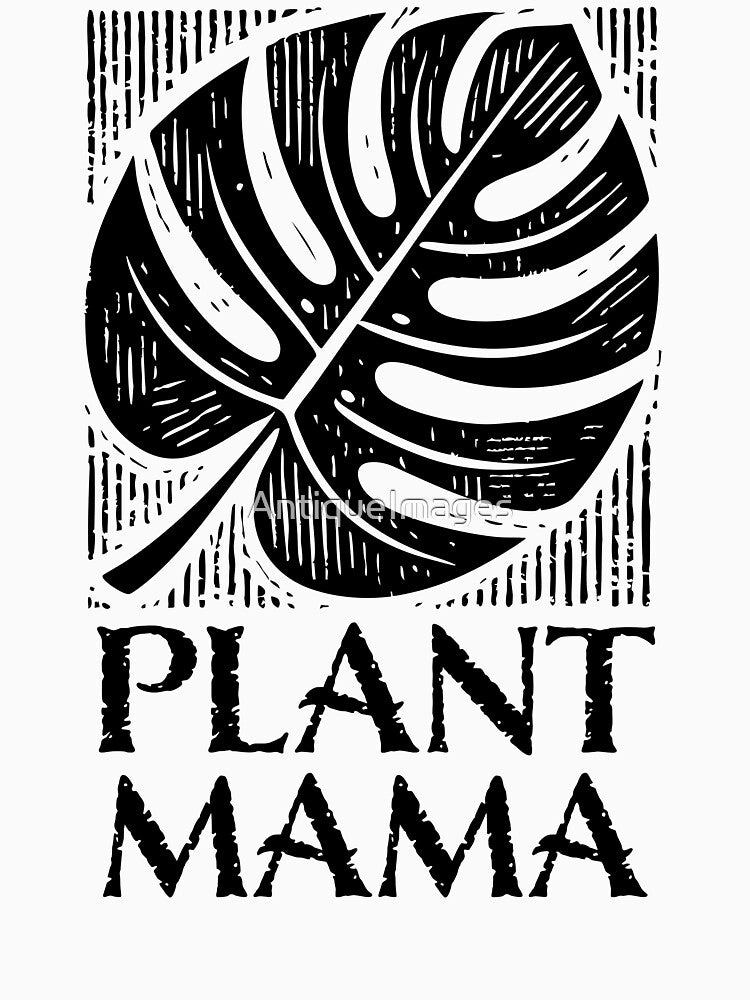 Plant Mama Houseplant Lover Jungle Leaf by AntiqueImages