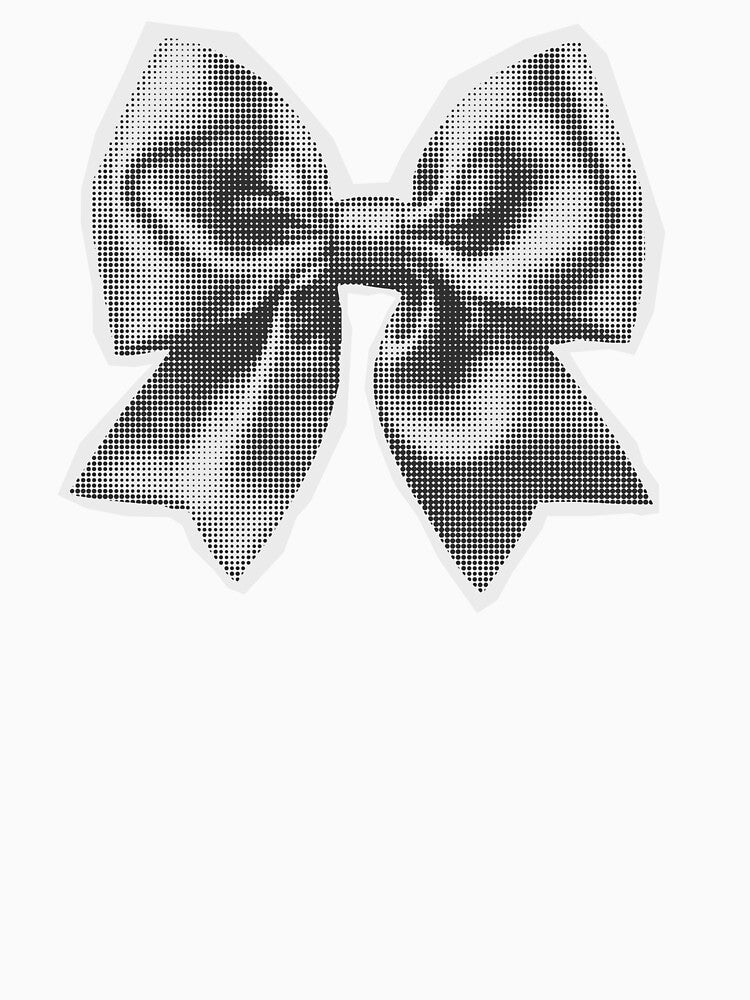 black and white retro bow by shmugytopy