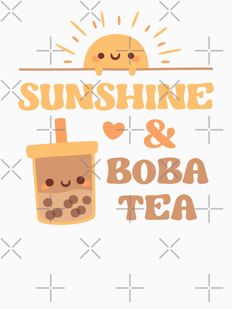 Cute Love Sunshine And Boba Tea by rustydoodle