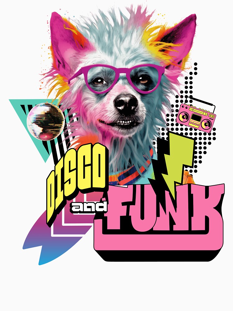 DISCO & FUNK  - DISCO Dog Funkster (Black) by Discothreadz
