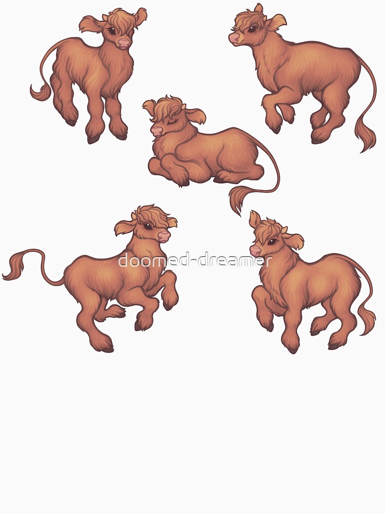 Highland Calves by doomed-dreamer