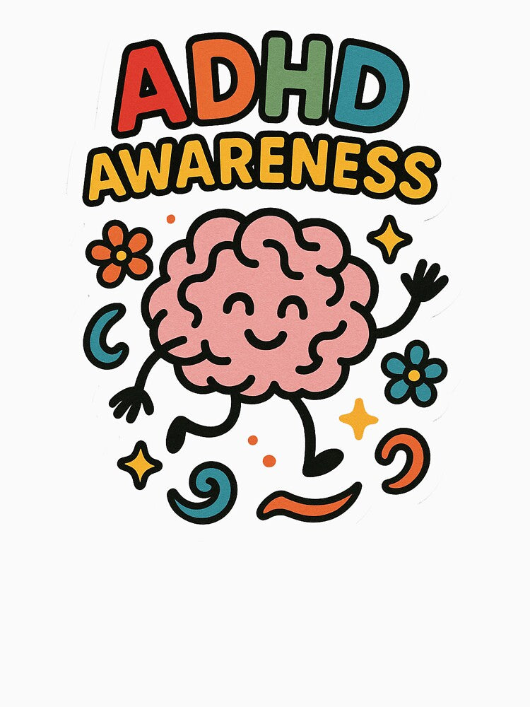 ADHD Awareness Sticker by LookinFreshh