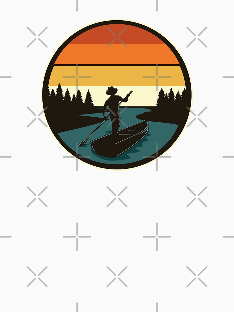 River And Boat Silhouette by OnlyPrint20