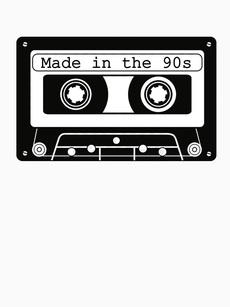 Made In The 90s Vintage Retro Tape Gift by acherriemae