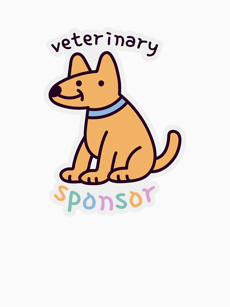 Veterinary Sponsor Cute Dog Sticker | Vet Life Gift by StillFineClub