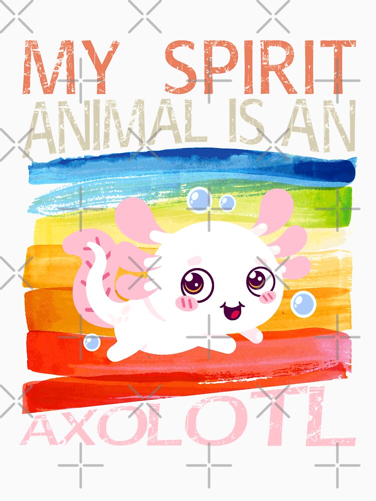 Cute pink amphibian - My Spirit Animal Is An Axolotl by MoSaid