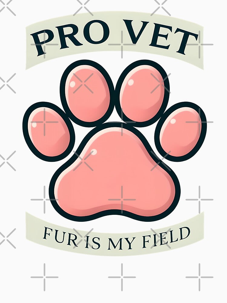 Pro Vet Fur Is My Field by TeeTimeTreasure
