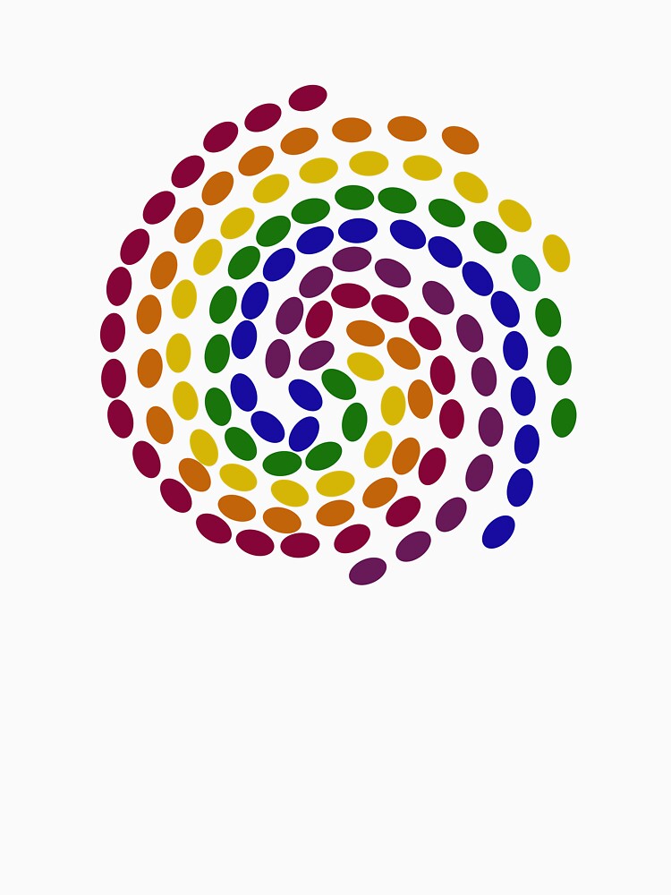 Jewel Tone Rainbow Spiral by EBParsley